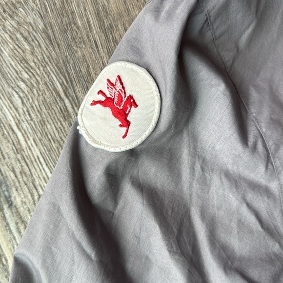 Members Only Jacket Gray Mobil Jacket Vintage Zip Up Size 44 - Picture 3 of 14